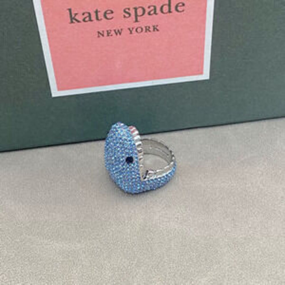 kate spade Rhinestone Shark Ring Metal